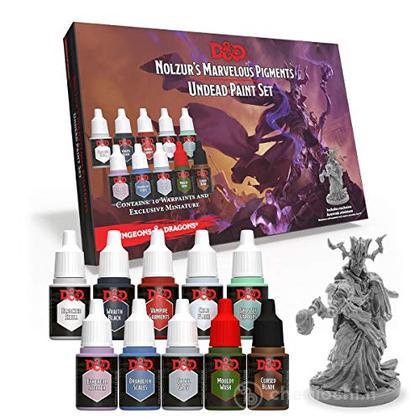 D&D Nolzur Undead Paint Set 10 Colori Acrilici per Roleplaying, Giochi da Tavola e Pittura di Modelli in Miniatura
