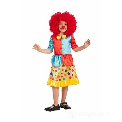 Costume clown bimba taglia 8-10 anni (solo abito)