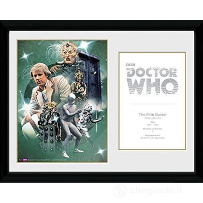 Doctor Who: 5th Doctor Peter Davison (Stampa In Cornice 30x40cm)