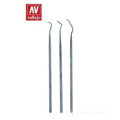 Set  3 sondini Stainless Steel Probes