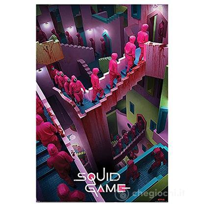 Poster Maxi Squid Game Crazy Stairs