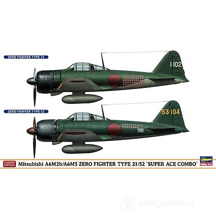 Aereo Mitsubishi A6M2b/A6M5 Zero Fighter type 21/52 'Super Ace Combo' (02009)