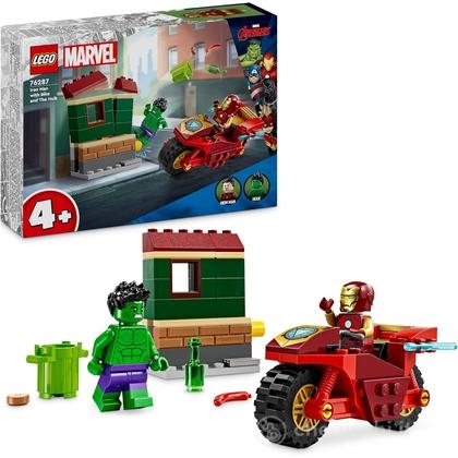 Iron Man Con Moto E The Hulk (76287)