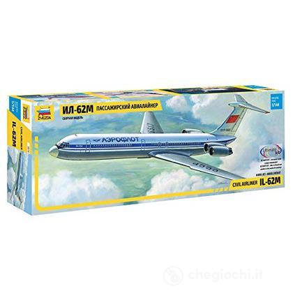 Modellino Aereo Civile Airliner IL-62M Scala 1: 144 (ZV7013) - Aerei e  astronavi - Zvezda - Giocattoli