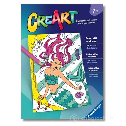 Creart Album da Colorare - Fate, elfi e sirene (13096013)