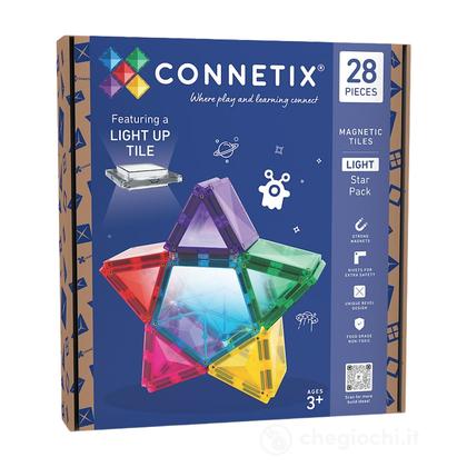 28 Pezzi - 2 in 1 Set Costruzioni e Lampada Stella - 100% Plastica ABS Atossica - Apprendimento STEM
