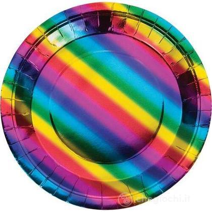 Creative Converting: Plt9 12/8Ct Rainbow Foil