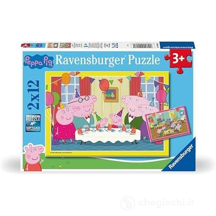 Peppa Pig - Puzzle 2 x 12 pezzi (12004017)