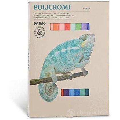 Scatola 24 Gessi colorati Per Artisti Forma Quadra - Disegno e colori -  Primo - Giocattoli