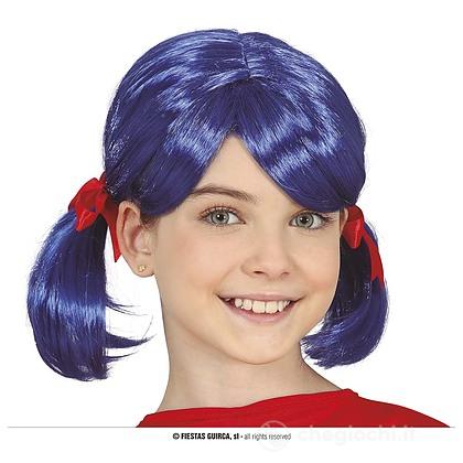 Parrucca Codini Blu Bambino In Scatola (48021)