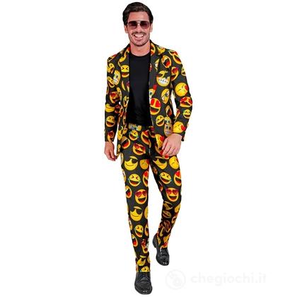 Completo Emoji Party Fashion (giacca, pantaloni) XL - Costume Adulto Uomo - Showtime,  Showgirls e Showmen, Festivals, Party Fashion, Funny, Anni '90