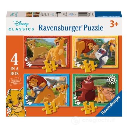 Il re leone - Puzzle 4 in a box (12004025)