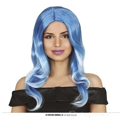 Parrucca Chioma Blu In Scatola (48029)