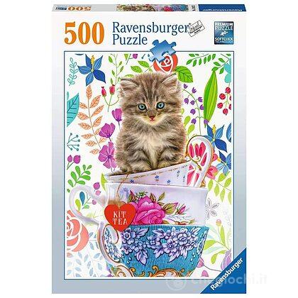Gattino in tazza - Puzzle 500 pezzi (15037)