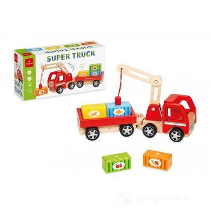 Automobile Di Legno Del Camion Del Giocattolo Con Il Percorso Di Ritaglio 81225553