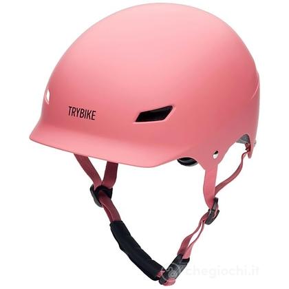 Casco per Bici 51-56 cm - Rosa Opaco - Chiusura Magnetica