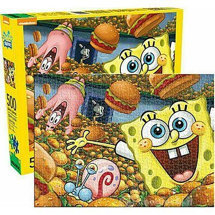 Spongebob Krabby Patties - Puzzle 500 Pezzi