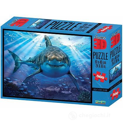 GRANDE SQUALO BIANCO SEA LIFE 4D Puzzle UOVO 4D 3D KIT modello realistico giocattolo 
