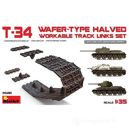 Cingoli T-34 Wafer-Type Halved Workable Track Links Set 1/35 (MA35216)