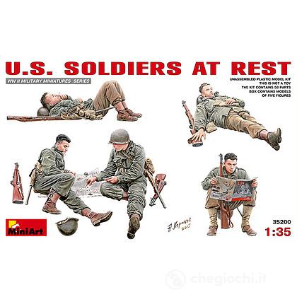 Soldati U.S. riposo. Scala 1/35 (MA35200)