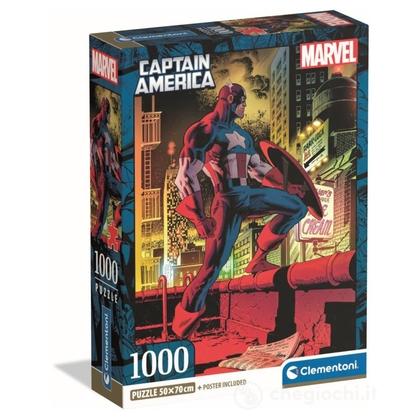 Puzzle 1000 pz - Marvel Capitan America (37049)