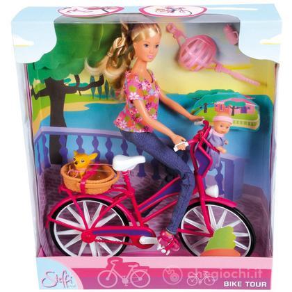 Steffi Love Giro in Bici con bebè, cagnolino e tanti accessori (105739050)