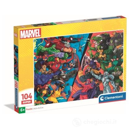 Puzzle 104 pz Super - Marvel Heroes vs Villains (25059)