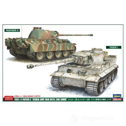 1/72 Tiger I & Panther G  2 Kits In Box (HA30067)