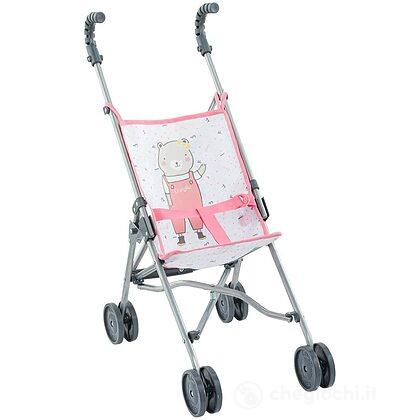 Passeggino rosa pieghevole per bambole cm.36-42 (9000140720)