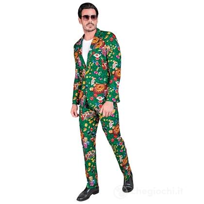 Completo Casino Party Fashion (giacca, pantaloni) M - Costume Adulto Uomo - Showtime,  Showgirls e Showmen, Anni '80, Party Fashion, Anni '90
