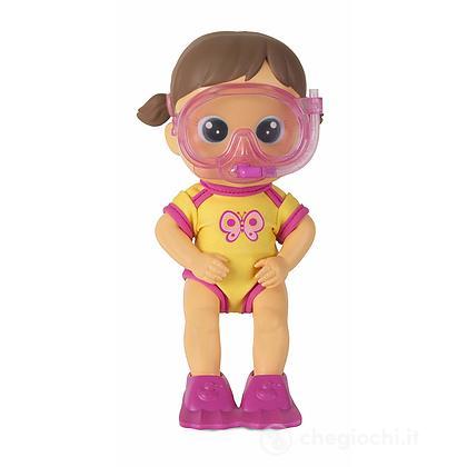 bambola con maschera e pinne