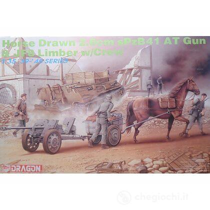 1/35 HORSE DRAW.2.8cm sPzB41 AT GUN (DR6079)