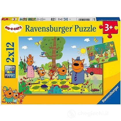 Puzzle 2x12 pezzi Kid E Cats (05079)