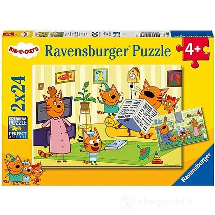 Puzzle 2x24 pezzi Kid E Cats (05080)