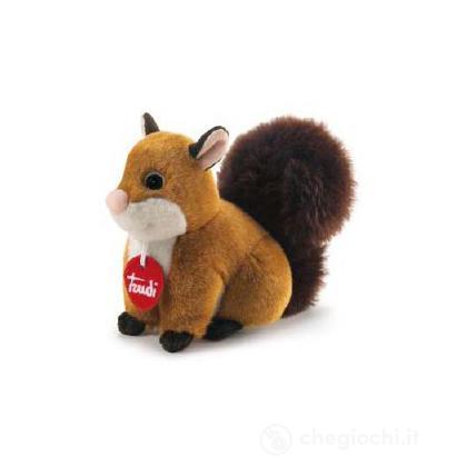 Trudi 28331 – Scoiattolo Attività Morbido 18 Cm, Peluche Sensoriale Per Bambini, Lavabile, Sicuro