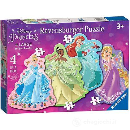 Disney Princess 4 puzzle sagomati (3082)