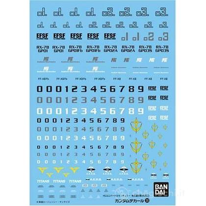 Gundam Decal 30 Mg Multi Earth Fed 1