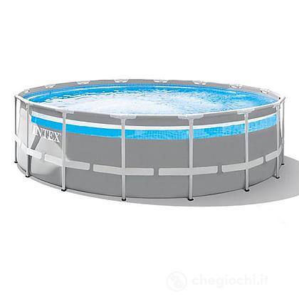 Piscina Prisma Frame Clearview con Pompa 488x122 cm (26730)