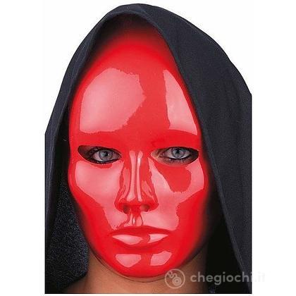 Carnival Toys Maschera mezzo viso rossa in plastica 