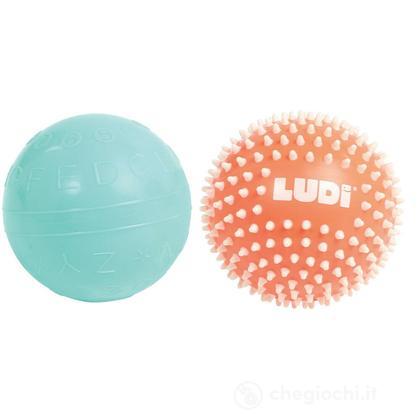 Set 2 Palline Sensoriali Arancione e Azzurra