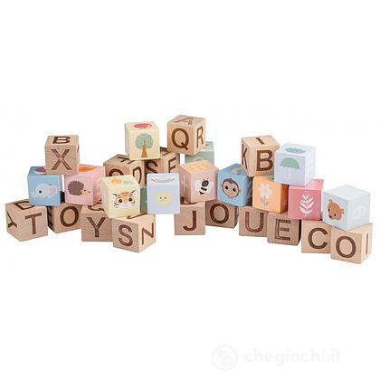 Blocchi in legno alfabeto (80090)