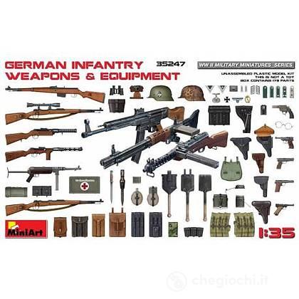 Equipaggiamento e armi fanteria tedesca 1/35 (MA35247)