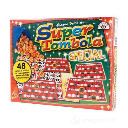SUPER TOMBOLA SPECIAL 48 CARTELLE IN PLASTICA GIOCO DA TAVOLA NATALE 