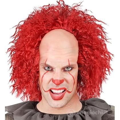 Calotta con capelli rossi Creepy Clown Vintage