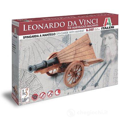 Leonardo da Vinci - Spingarda a Mantello