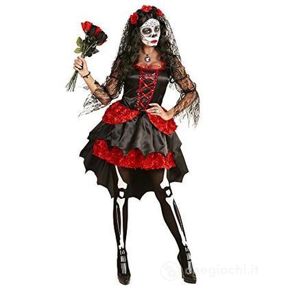 Sposa Dia De Los Muertos (Vestito, Velo Con Fiori) L