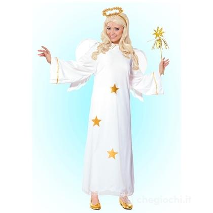 Angelo (vestito, ali, aureola) L - Costume Adulto Donna - Angeli e Diavoli, Natale