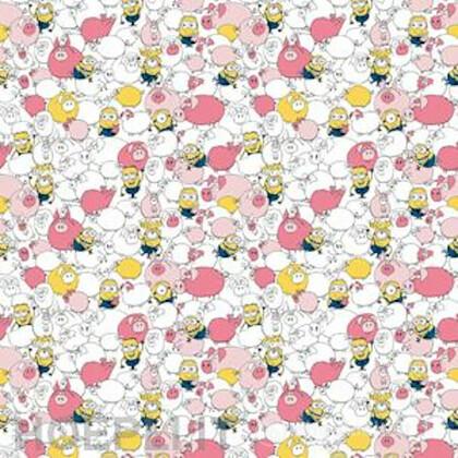 Minions Pattern Unicorn Carta Da Parati 300X254 cm 