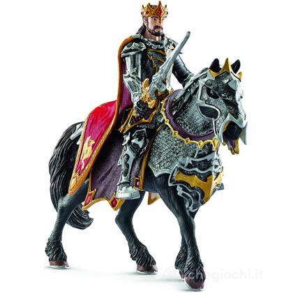 Cavaliere del Drago Schleich con stella del mattino a cavallo 70101 