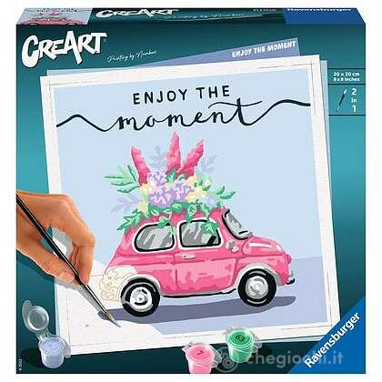CreArt Serie Trend quadrati - Enjoy the moment (20116) - Disegno e colori -  Ravensburger - Giocattoli